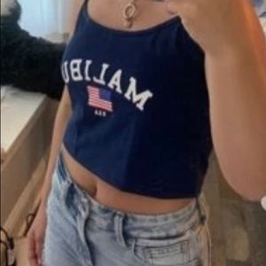 Malibu crop top